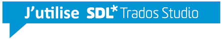 I work with SDL Trados Studio badge FR